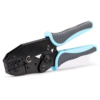 Crimping Tool for Non Insulated Open Barrel Terminals amp; Receptacles Ratchet... $28.81