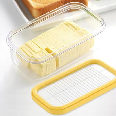 #ad 2 Types White Airtight Classic Butter Dish with Lid for Bread Cakes Cookies $15.01
