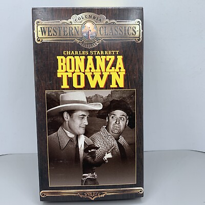 Bonanza Town VHS Video 1951 Western Charles Starrett $3.49
