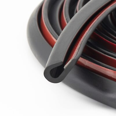 #ad Edge Trim Rubber U Channel Length 26FEET with Self Adhesive Design for Car Doors $21.25