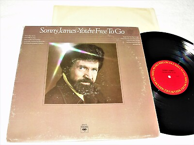 #ad Sonny James quot;You#x27;re Free To Goquot; 1977 Country LP Nice NM Original Columbia $5.95