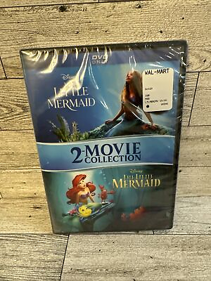 #ad Walt Disney Video The Little Mermaid 2 Movie Collection DVD 2023 1989 Versions $13.95