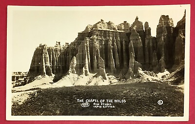 RPPC Rapid City South Dakota Chapel of the Wilds c1930s $6.99