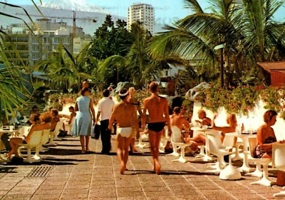 #ad Puerto De La Cruz Spain Men in Bathing Suits Gay Interest Postcard $14.00