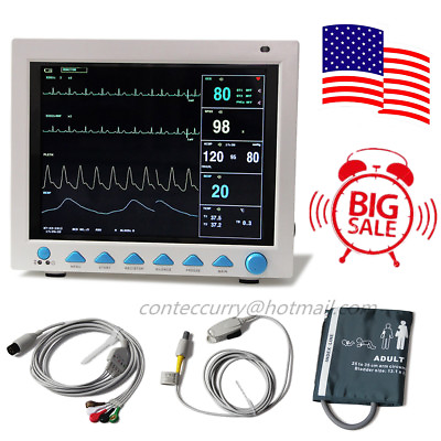 CONTEC multi language CMS8000 Portable ICU Patient Monitor 6 parameter CEamp;FDA $599.00