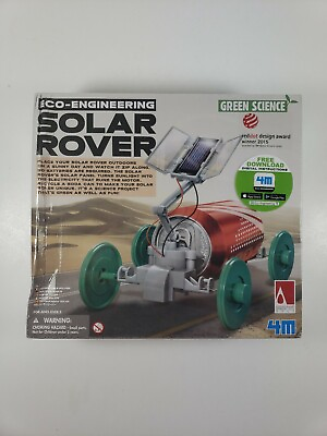 #ad Solar Rover Kit ECO Engineering Motor Robot Educational Toy NEW In Box $22.95