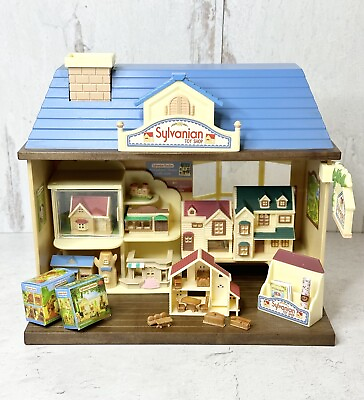 #ad Epoch Calico Critters Sylvanian Families TOY SHOP #2 W Accessories VERY RARE $375.00