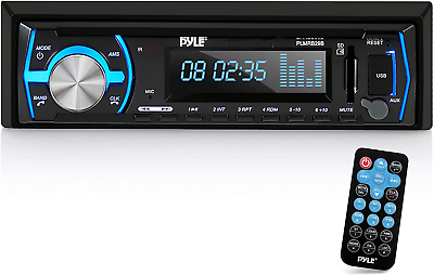 #ad Marine Bluetooth Stereo Radio 12V Single DIN Style Boat in Dash Radio Receiver S $67.54