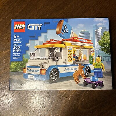 LEGO City ICE CREAM TRUCK 60253 New Building Set for Kids 200 Pieces SEALED $14.99