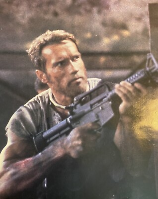 #ad Original Poster The Running Man movie memorabilia Schwarzenegger 1987 22x34” $24.00
