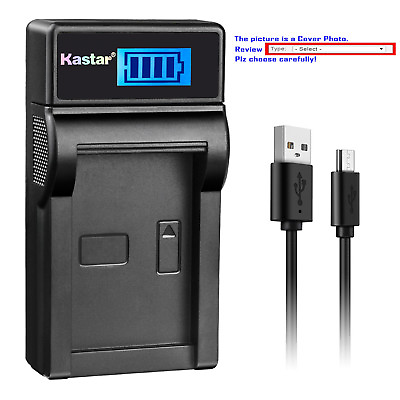 #ad Kastar Battery LCD USB Charger for NP 130 amp; Casio Exilim EX ZR100WE EX ZR200BK $7.99