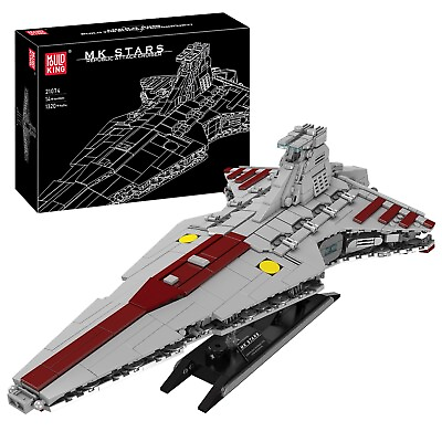 #ad Mould King 21074 Attack Cruiser Star Destroyer Starship Building Block Toy UCS $59.99
