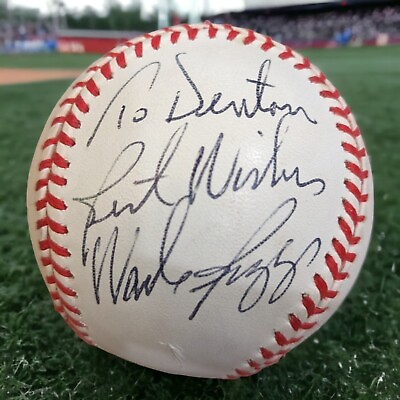 #ad WADE BOGGS SIGNED AUTOGRAPHED OAL BASEBALL Best Wishes $43.99