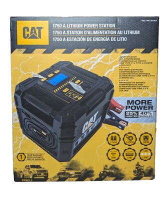 CAT Cube Lithium 4 in 1 Portable Jump Starter Power Station Tire Air Compressor $117.99