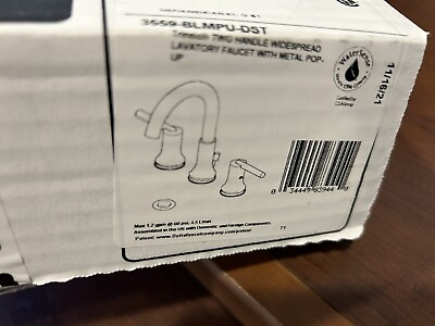 Delta Trinsic Two Handle Widespread Lavatory Faucet 3559 BLMPU DST $185.00