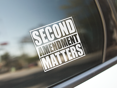 #ad #ad Gun Rights Second Amendment Matters Car Truck Conservative Patriot Freedom Decal $4.49