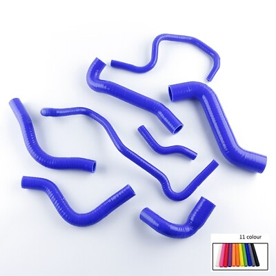 #ad BLUE For Audi A3 S3 TT MK1 1.8T 225PS Pipe Silicone Radiator Coolant Kits Hose $88.99