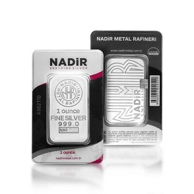 #ad Nadir Metal Rafineri 1 oz 999.0 Silver Bars $35.79