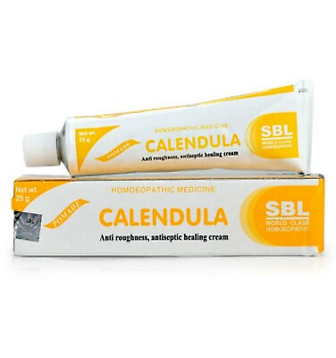 #ad SBL Homoeopathic Calendula Ointment 25gm UlcersBurnsCutswounds injuries $6.99