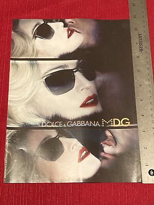 #ad Madonna for Dolce amp; Gabbana 2010 Print Ad Great To Frame $6.95