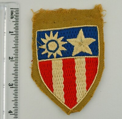 #ad ORIGINAL WWII ARMY EMBROIDERED CBI THEATER MADE PATCH $59.95