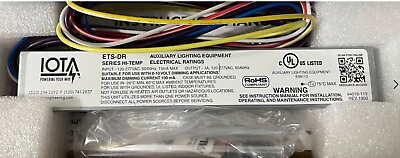 #ad IOTA ETS DR Hi Temp Series Emergency Lighting Ballast Control Device Auxiliary $119.99