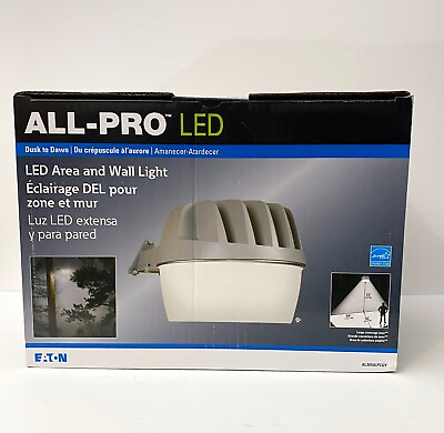 #ad All Pro Dusk To Dawn Security Area Light Integrated LED 3100 Lumens AL3050LPCGY $39.99