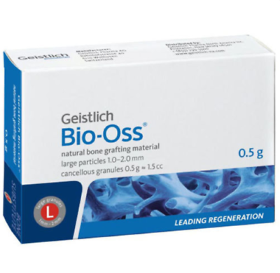 #ad Geistlich quot;Bio Ossquot; Large Granules 1mm 2 mm Bone Grafting Material 0.5 g. 1.5cc $221.00