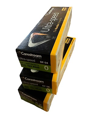 #ad Lot of 3 Carestream Ultra SPEED X ray 100 Intra Oral Film DF 54 $135.00