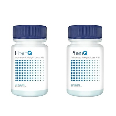 #ad New PhenQ 2 Pack ADVANCED Weight Loss Burn Diet Pills Lose Fat Burner 120Tablet $100.00