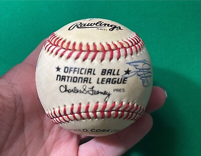 Rawlings Official Ball National League Signed Baseball Signature See Below 1985 $200.00