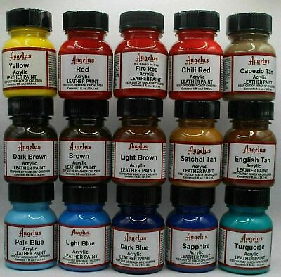 #ad Angelus Acrylic Leather Paint Waterproof Sneaker Paint 1oz 82 Colors Available $6.49