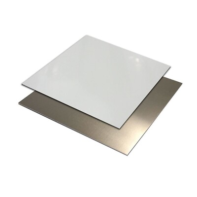 #ad US Stock 1040 Aluminum Sheet 1MM white grey 2 12x60 $60.00