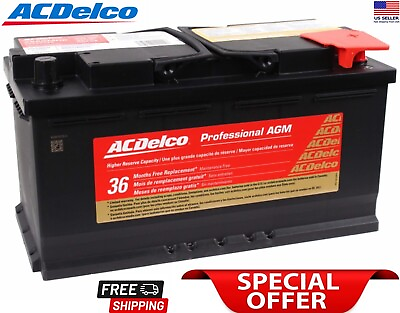 #ad Brand New 12V Battery AcDelco Universal AGM 95 Amp CCA 900 170 Reserve Capacity $429.99