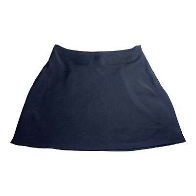 Cotton On NWOT M Junior Black Side Zipper Mini Skirt #1608D $11.99