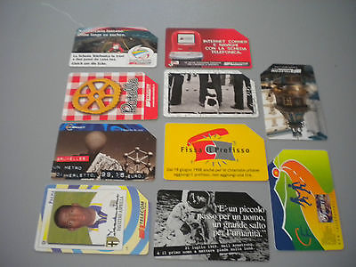 #ad Stock 10 phonecards Telecom all several used $5.77