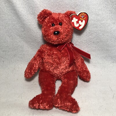 #ad TY Beanie Baby SIZZLE the Bear 8.5 inch Stuffed Animal Toy $10.00