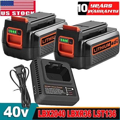 #ad 3.0Ah for Black and Decker 40V 40 Volt Max Lithium Battery LBX2040 LBXR36 LST136 $74.00