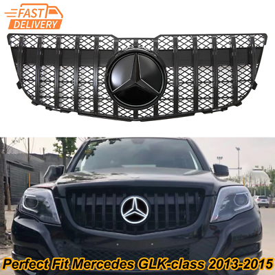 #ad Front Grille Grill W LED For Mercedes X204 GLK300 GLK250 GLK350 2013 2014 2015 $187.99