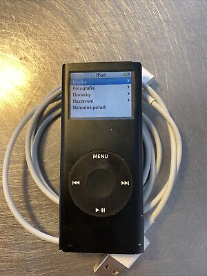 #ad Apple iPod Nano 2nd Generation 8GB A1199 Black New Battery Installed $46.67