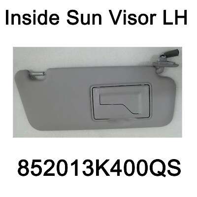 #ad Express Sun Visor Inside Left LH Gray Oem 852013K400QS For Hyundai Sonata 06 10 $35.98