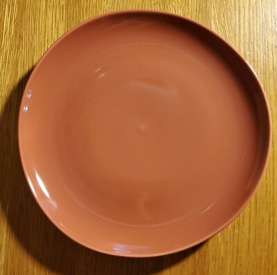 NEW Set of 4 West Elm Organic Shaped Porcelain 8.5quot; Salad Plates Terracotta $19.00