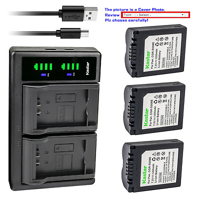 #ad Kastar Battery LTD2 Charger for Panasonic CGA S006 amp; Panasonic Lumix DMC FZ28 $9.99