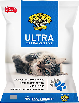 #ad Ultra Cat Litter 18 Pound Bag $34.97