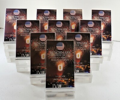 #ad WOW GOLD X TEN 1 60 GRAM PURE GOLD FIREWORKS CARD 999 FINE BENCHMARK C15b $40.63