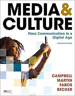 #ad Media amp; Culture: An Paperback by Campbell Richard; Martin Very Good $90.56