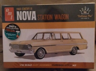 #ad AMT Chevrolet II Nova Station Wagon Craftsman Plus Series 1 Automotive Kit 12… $15.50