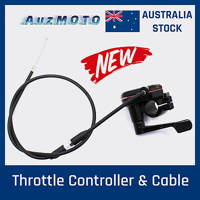 #ad ASSEMBLY THUMB THROTTLE Lever Controller Switch 200cc 250cc 300cc ATV Quad Bike AU $17.95