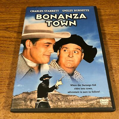 Bonanza Town DVD Used Western Charles Starrett Smiley Burnette $5.95