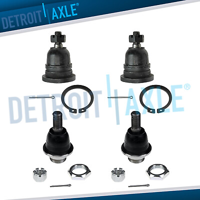 Front Upper Lower Suspension Ball Joints for 1998 2004 Nissan Frontier Xterra $35.96
